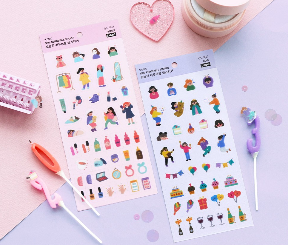 Naklejki ICONIC Haru Today Mini Removable Sticker