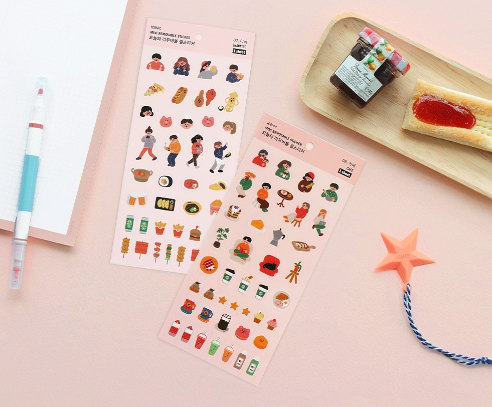 Naklejki ICONIC Haru Today Mini Removable Sticker