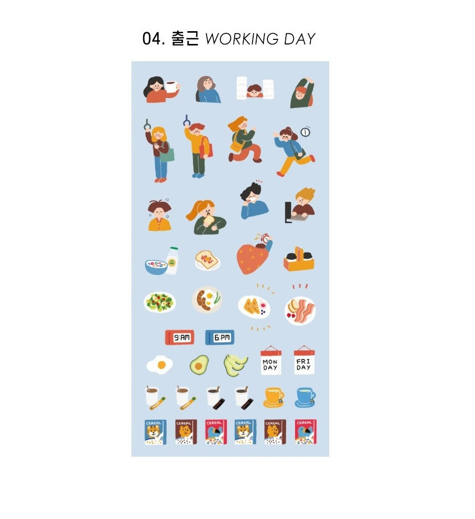 Naklejki ICONIC Haru Today Mini Removable Sticker