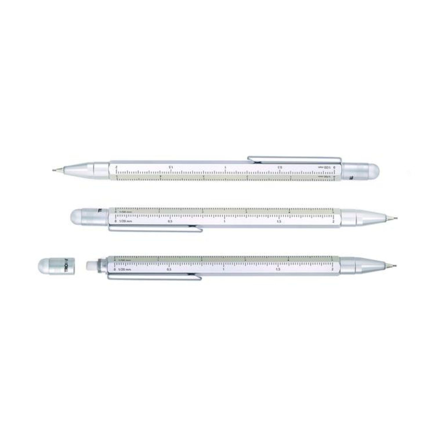 Ołówek mechaniczny Troika Construction | Białe Złoto