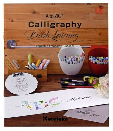 Kuretake książeczka do kaligrafii Zig Calligraphy Brush Lettering Book