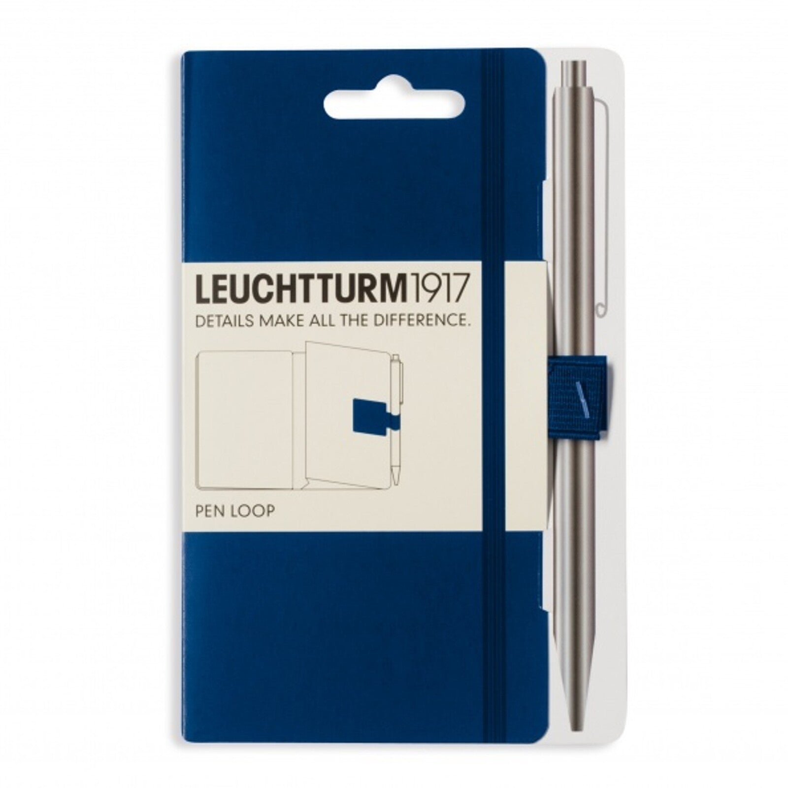 Uchwyt na długopis Leuchtturm1917 Pen Loop | Granatowy