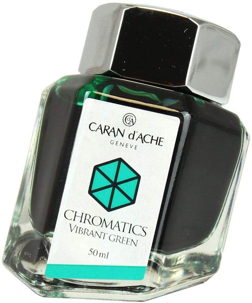 Atrament Caran D'Ache Chromatics 50 ml | Vibrant Green