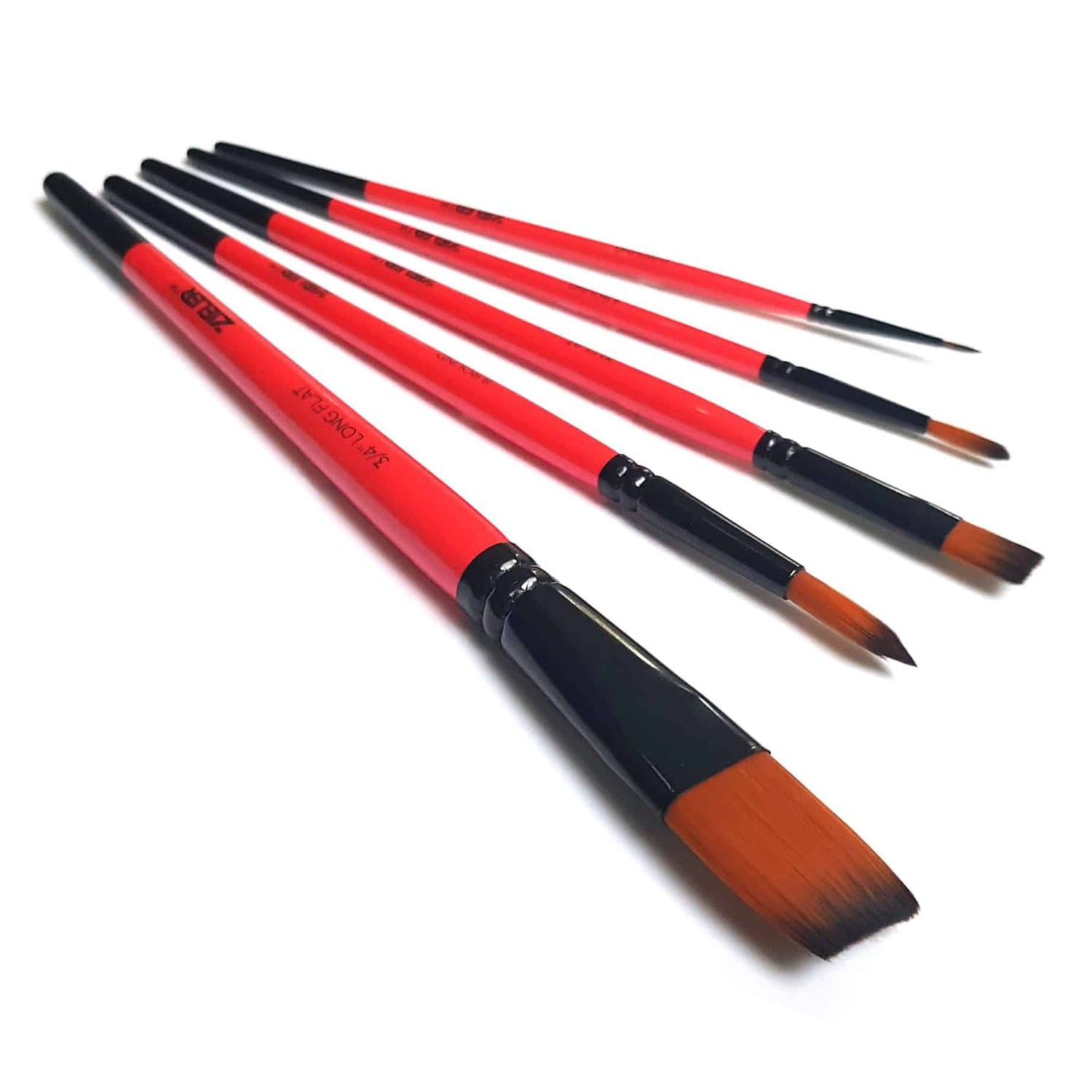 Zestaw pędzli do farb akrylowych i olejnych Zieler 5 Premium Acrylic & Oil