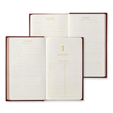 Pamiętnik 5-letni Midori 5 z okładką ze skóry z recyklingu