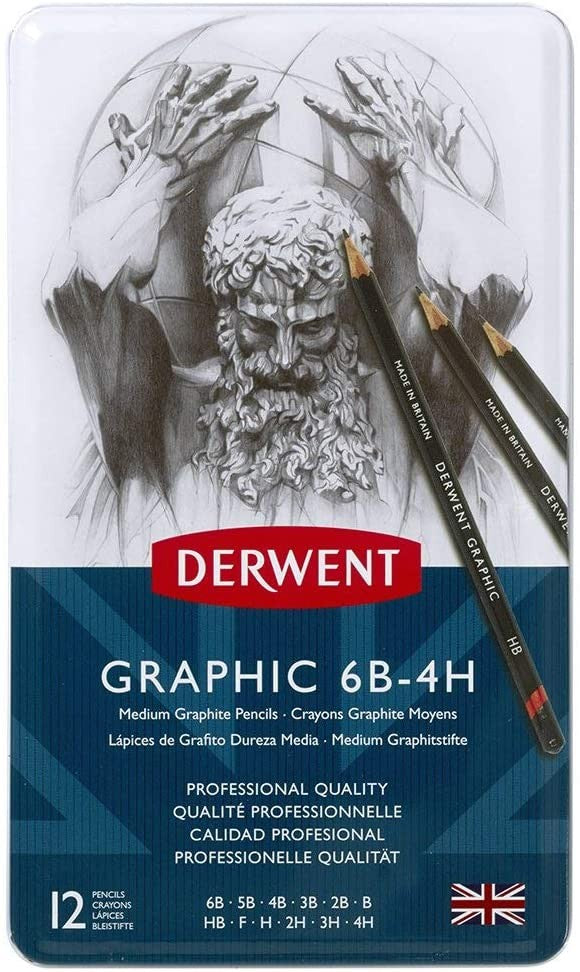 Zestaw ołówków Derwent Graphic Pencils 12 sztuk