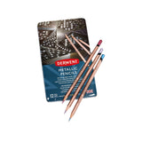 Zestaw kredek Derwent Metallic Pencils 12 sztuk