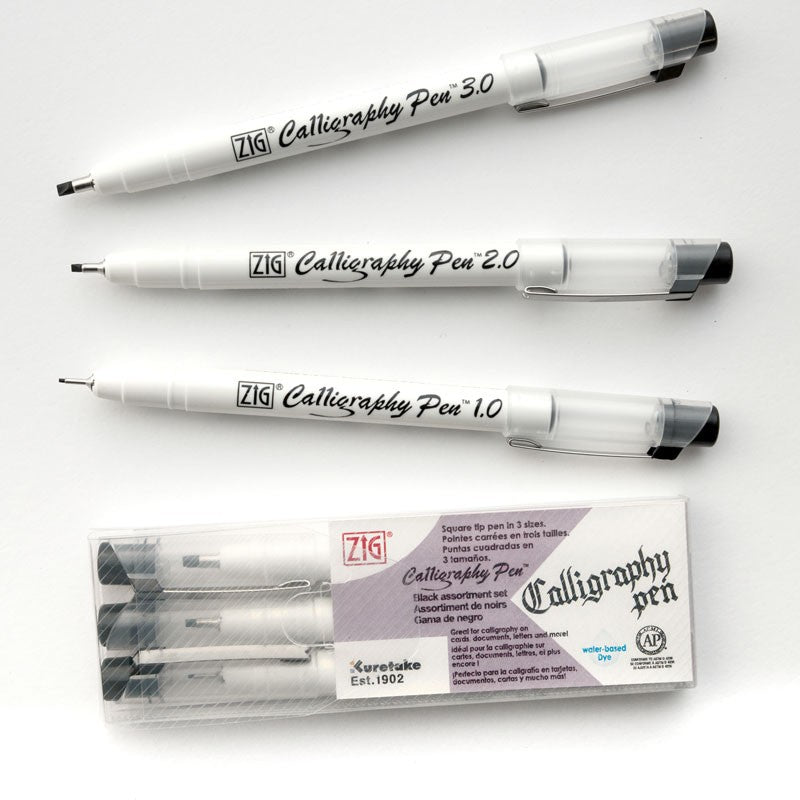 Zestaw do kaligrafii Kuretake Zig Calligraphy Pen Square Tip