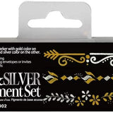 Zestaw pisaków Kuretake Zig Gold & Silver Assortment Set