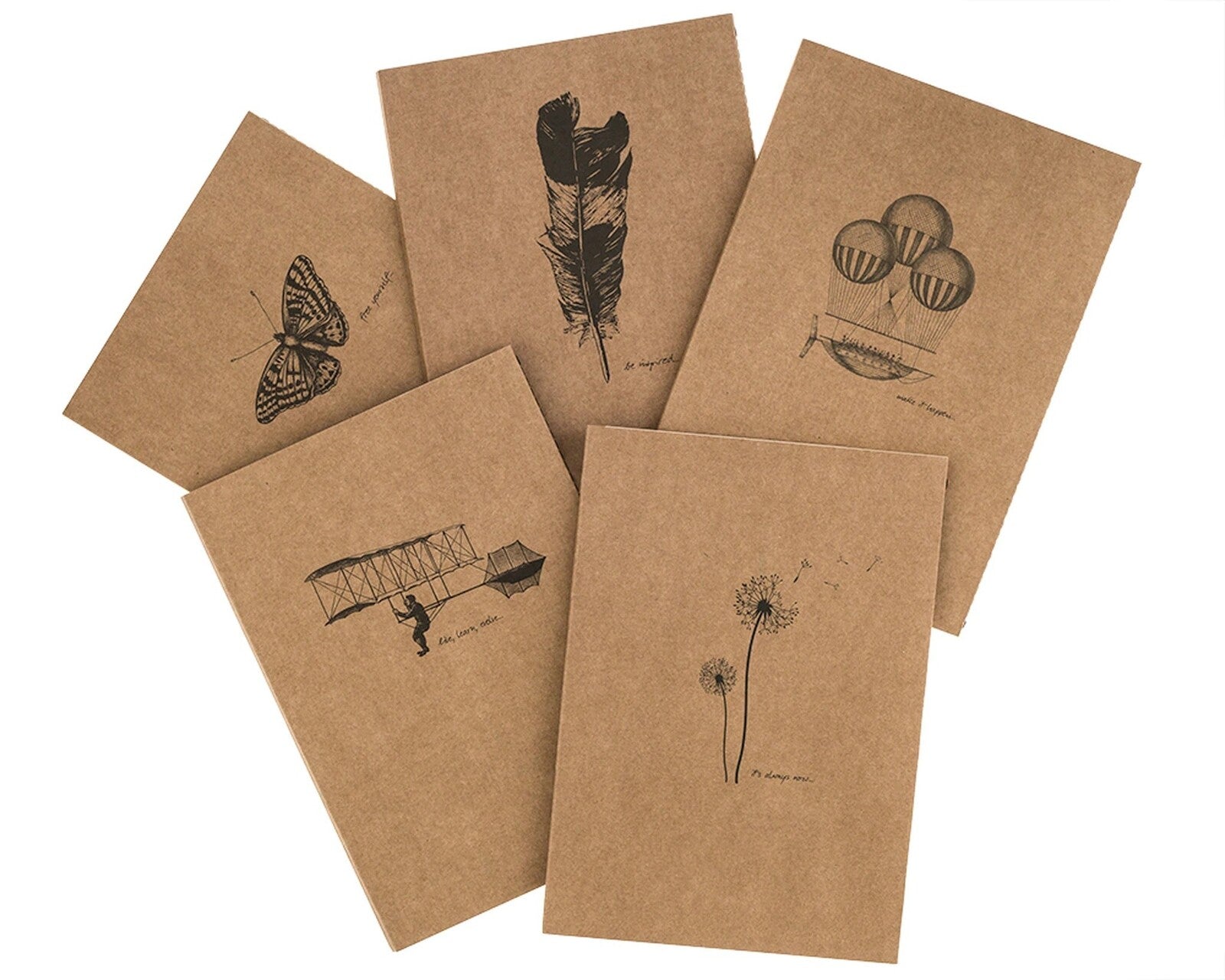 Notatnik Clairefontaine Flying Spirit Kraft A5