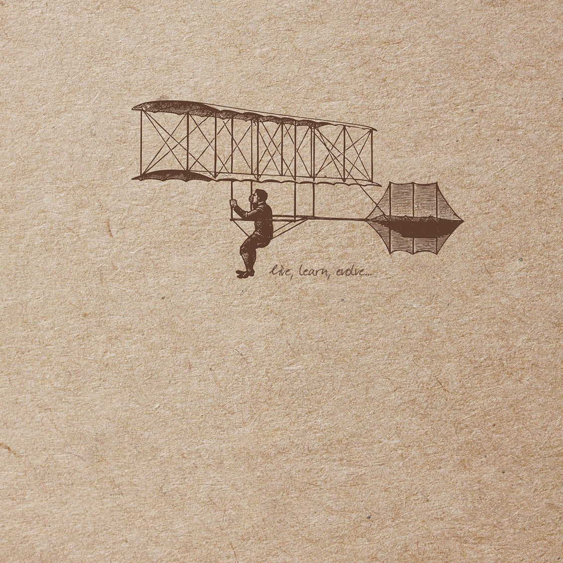 Szkicownik Clairefontaine Flying Spirit Kraft A5