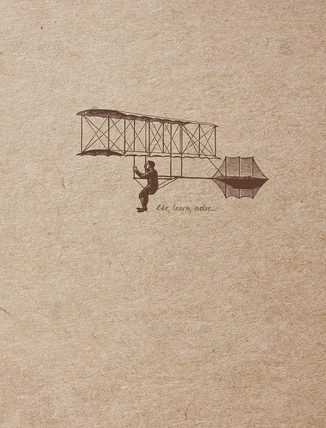 Szkicownik Clairefontaine Flying Spirit Kraft A5