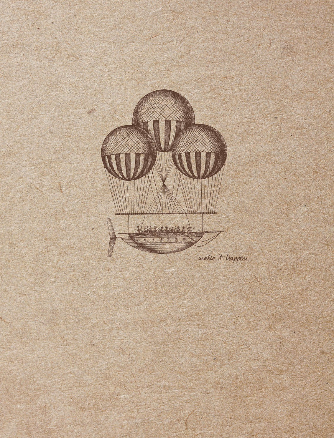 Szkicownik Clairefontaine Flying Spirit Kraft A5