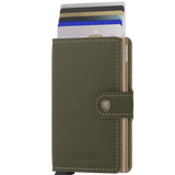 Portfel SECRID Miniwallet Saffiano Olive