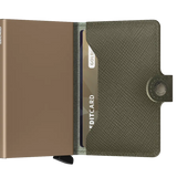 Portfel SECRID Miniwallet Saffiano Olive