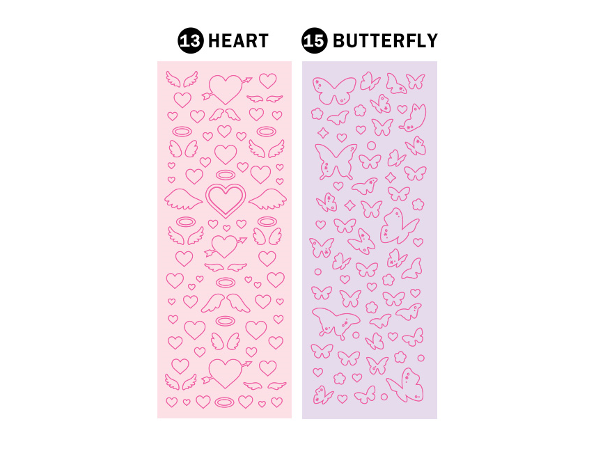 Naklejki ICONIC Shining Line Clear Sticker A