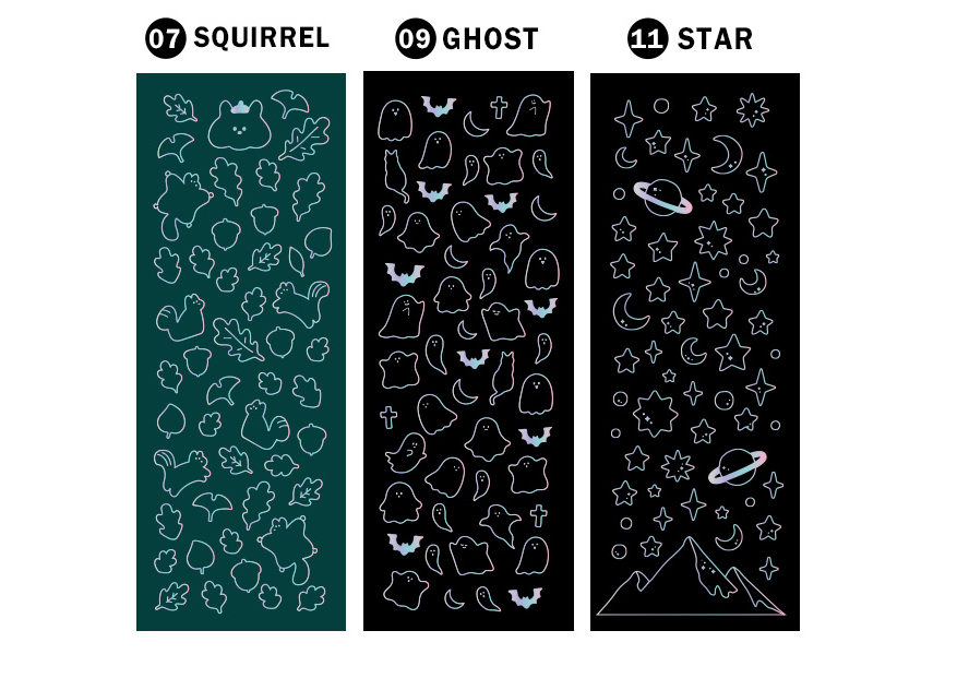 Naklejki ICONIC Shining Line Clear Sticker A