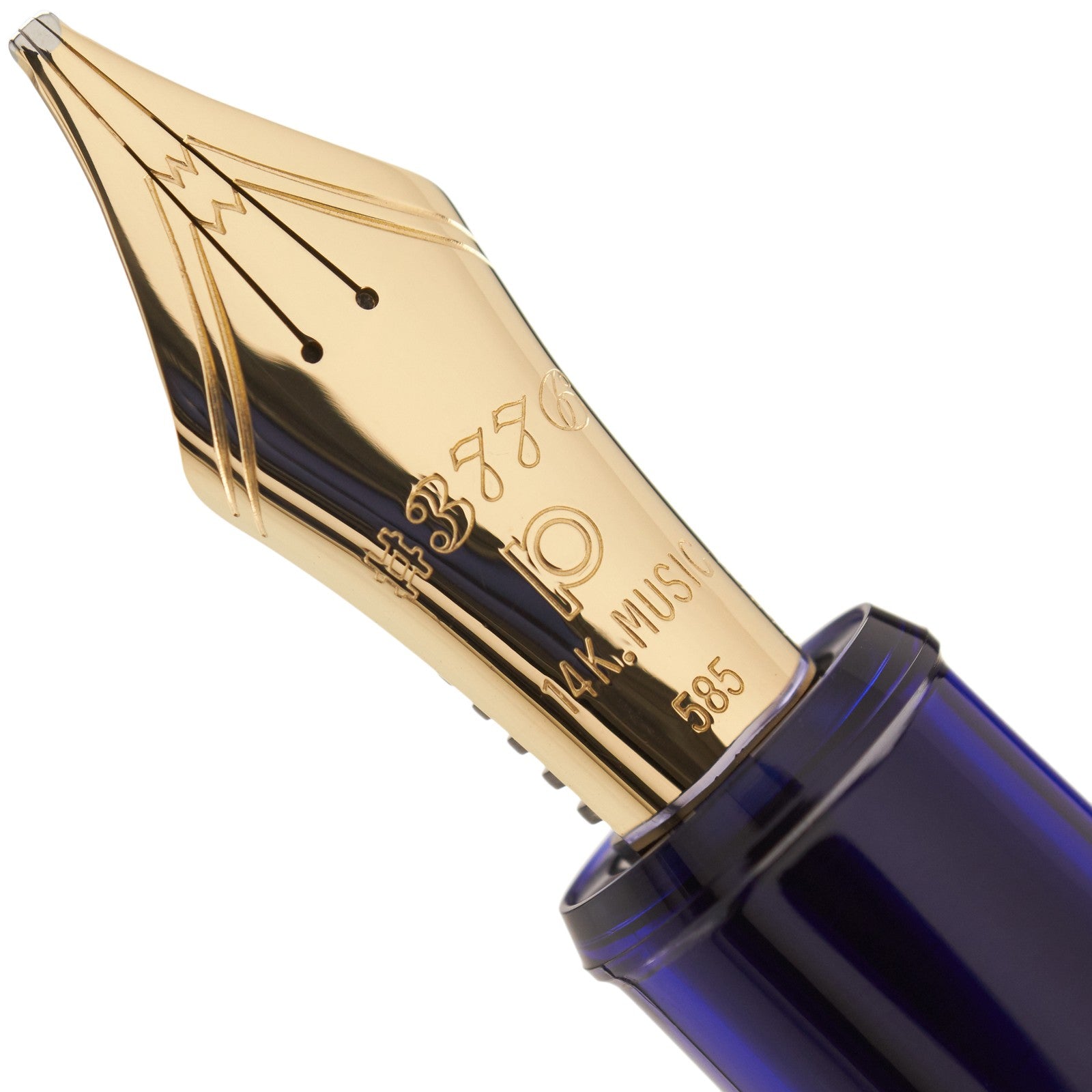 Pióro wieczne Platinum Century 3776 Chartres Blue z muzyczną stalówką