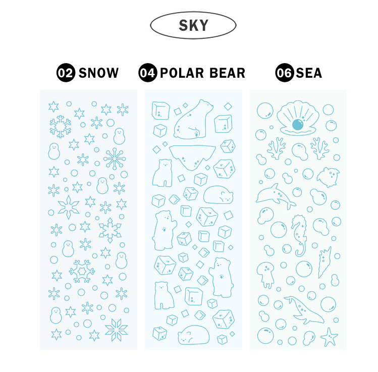 Naklejki ICONIC Shining Line Clear Sticker B