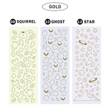 Naklejki ICONIC Shining Line Clear Sticker B