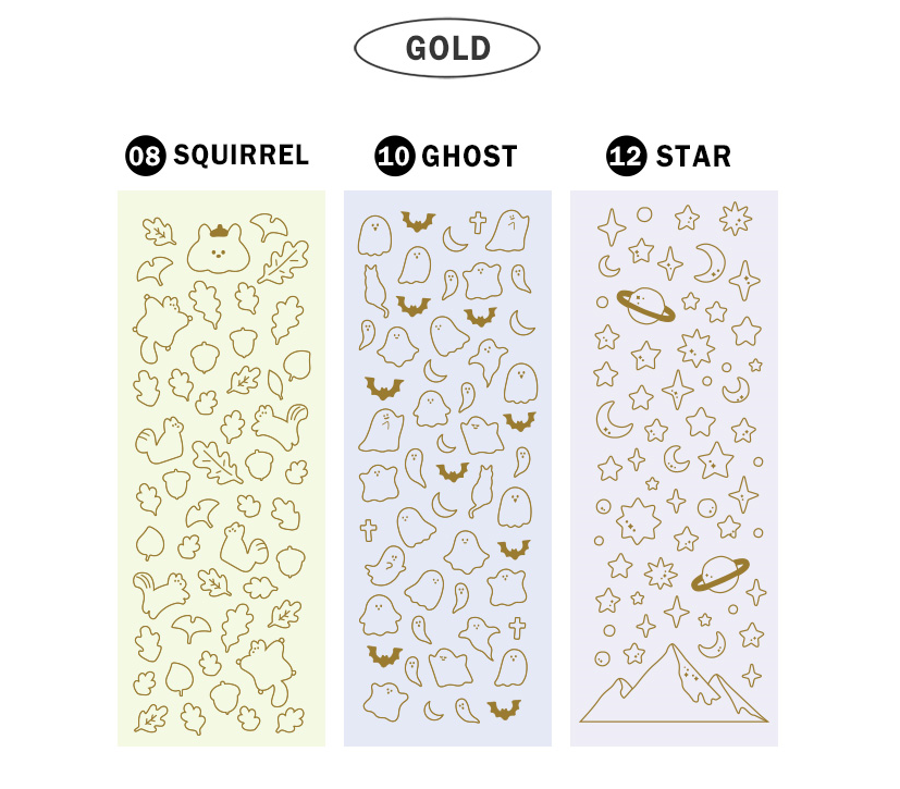 Naklejki ICONIC Shining Line Clear Sticker B