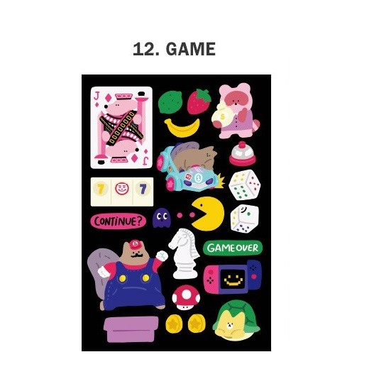 Naklejki ICONIC Merry Removable Sticker