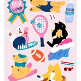 Naklejki ICONIC Merry Removable Sticker