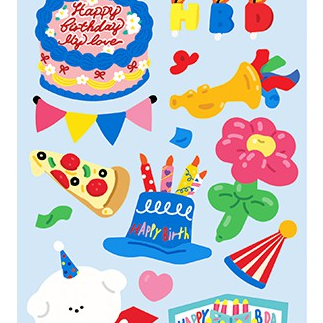 Naklejki ICONIC Merry Removable Sticker