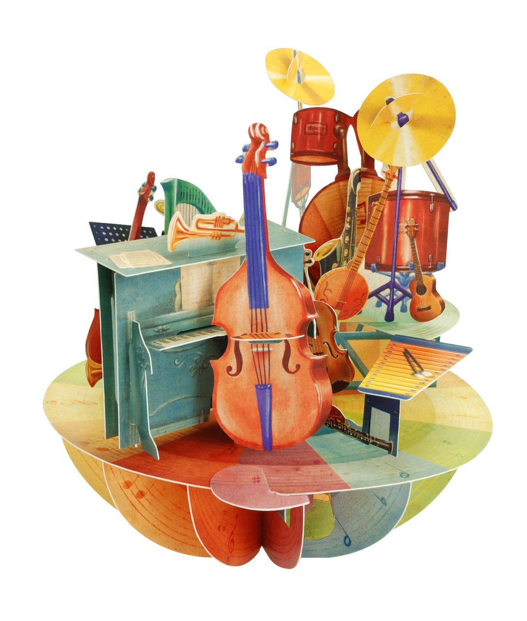 Kartka Okolicznościowa Santoro Pirouettes | Muzyka