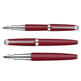 Zestaw pióro wieczne i atrament Caran d'Ache | Leman Burgundy