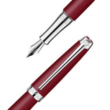 Zestaw pióro wieczne i atrament Caran d'Ache | Leman Burgundy