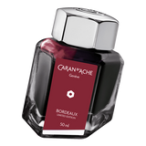 Zestaw pióro wieczne i atrament Caran d'Ache | Leman Burgundy