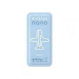 Spinacze Midori D-Clips Nano | Samolot