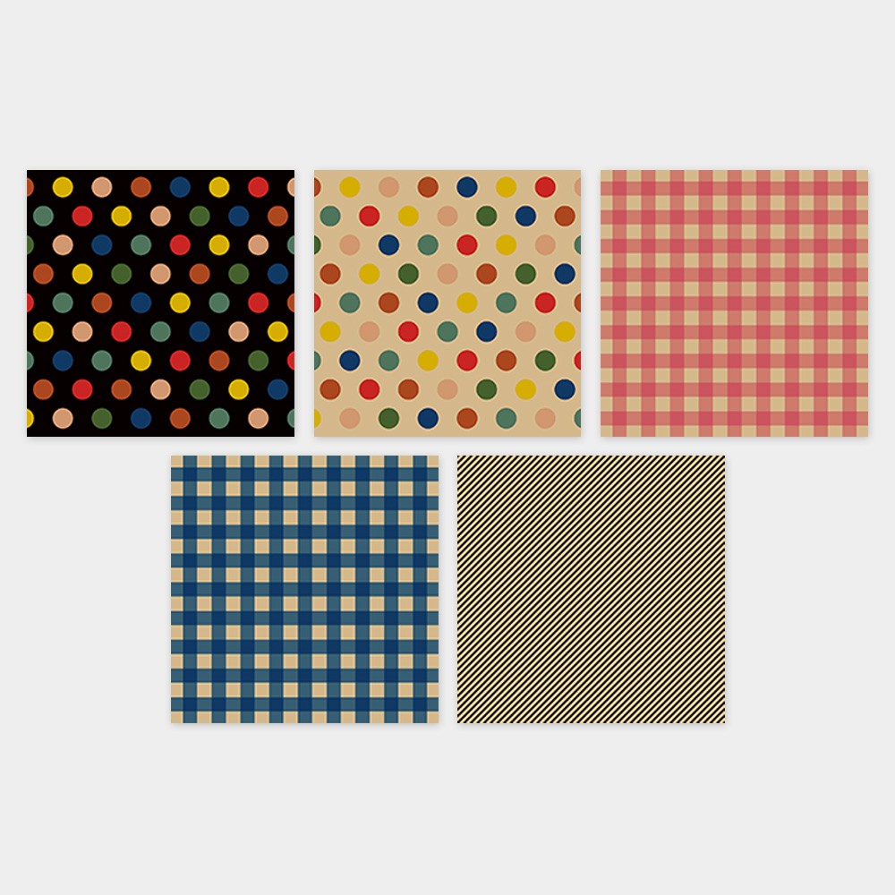 Midori Blok Papieru Origami Kraft 80 arkuszy