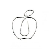 Spinacze Midori D-Clips Nano | Jabłko