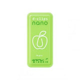 Spinacze Midori D-Clips Nano | Jabłko