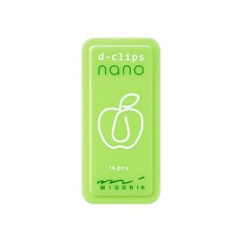 Spinacze Midori D-Clips Nano | Jabłko