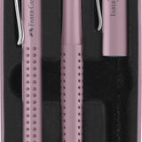 Zestaw prezentowy Faber-Castell Grip 2010 Rose Shadows - pióro wieczne i długopis
