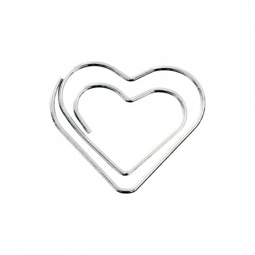 Spinacze Midori D-Clips Nano | Serce