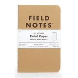 Notesy Field Notes Original Kraft 3 szt. w linie