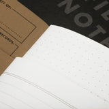 Notatniki Field Notes Pitch Black Medium 2 szt. w linie