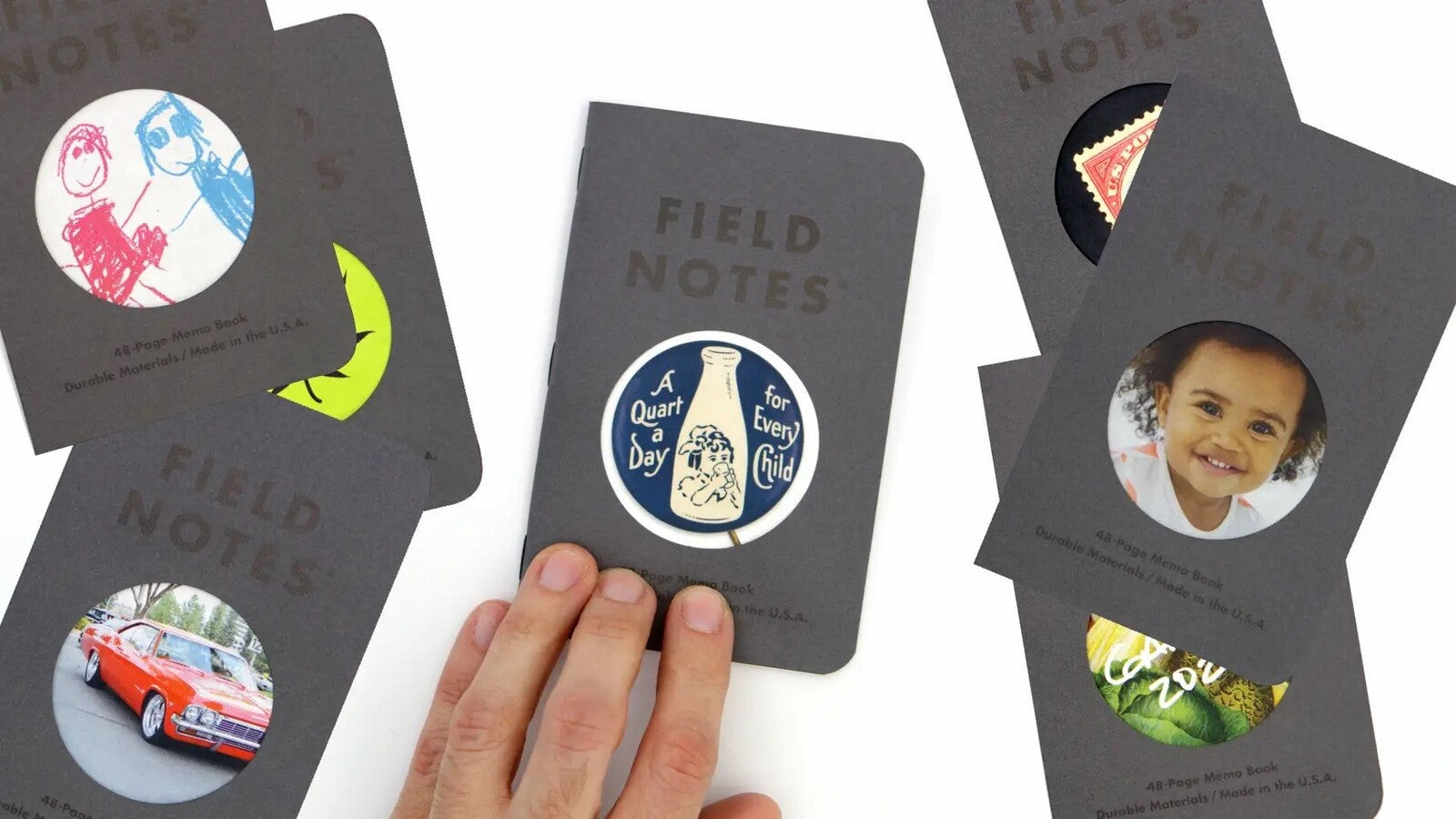 Notesy Field Notes Vignette 3 szt. w kratkę