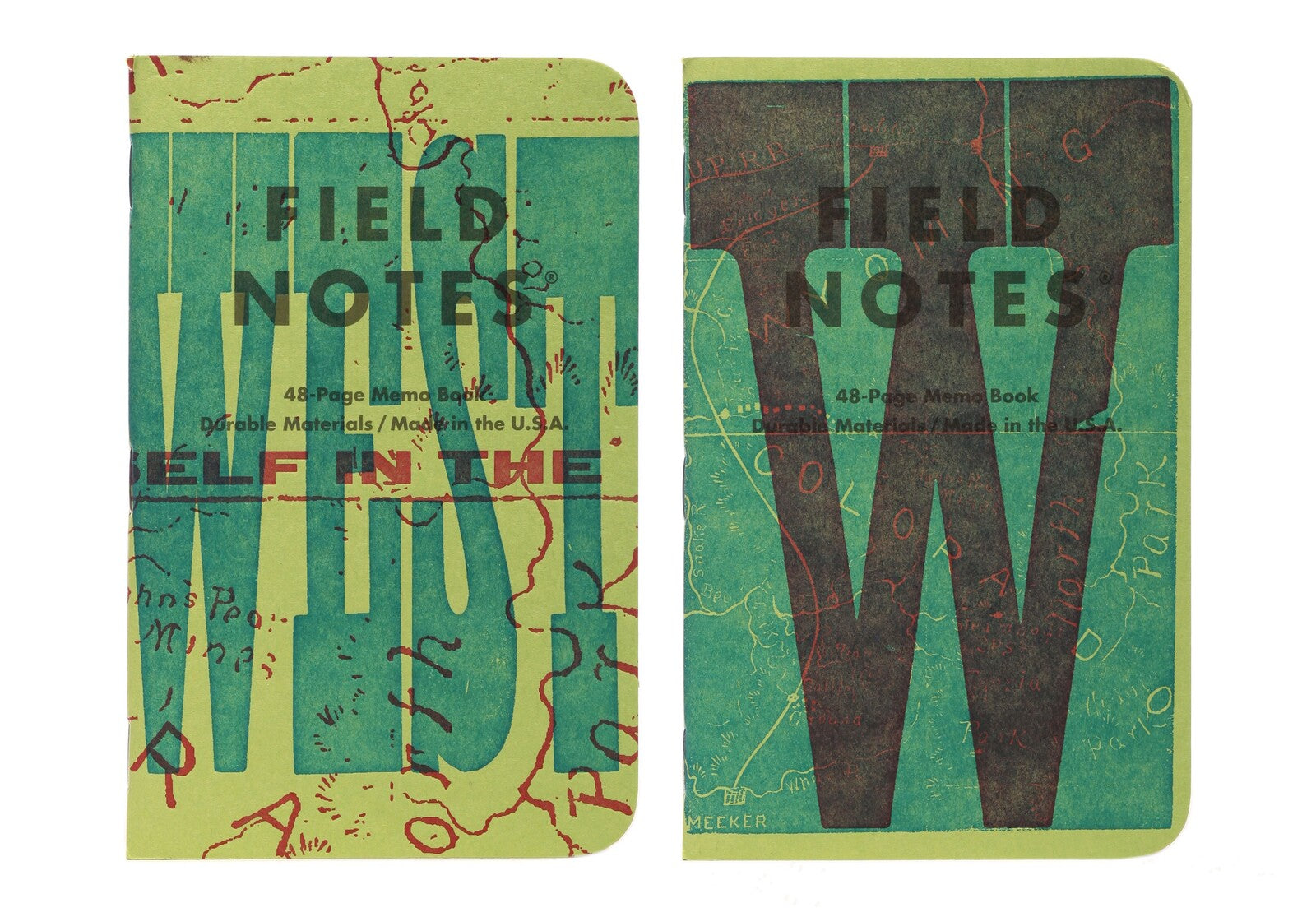 Notesy Field Notes United States of Letterpress A 3 szt. w kratkę