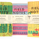 Notesy Field Notes United States of Letterpress B 3 szt. w kratkę
