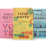 Notesy Field Notes United States of Letterpress C 3 szt. w kratkę