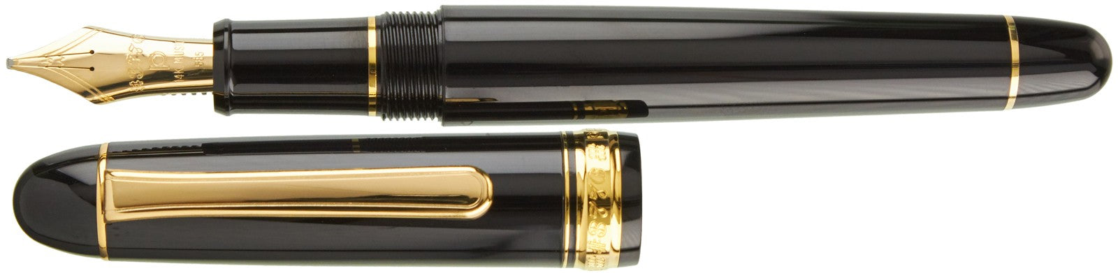 Pióro wieczne Platinum Century 3776 Black z muzyczną stalówką