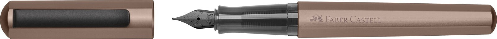 Pióro wieczne Faber-Castell Hexo Brązowe