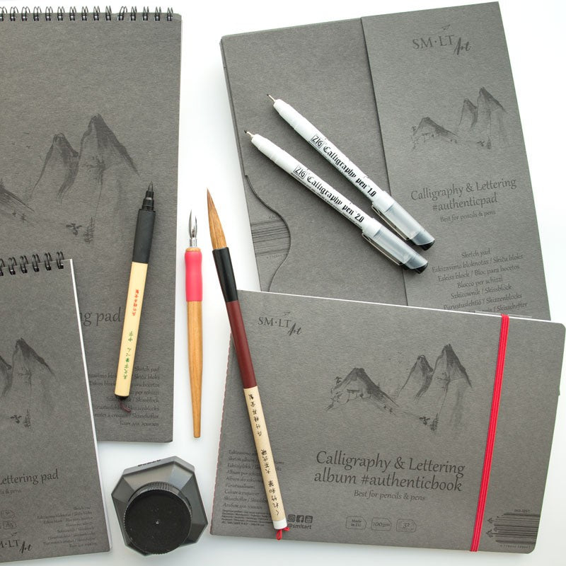 Blok do kaligrafii SM-LT Calligraphy & Lettering A4
