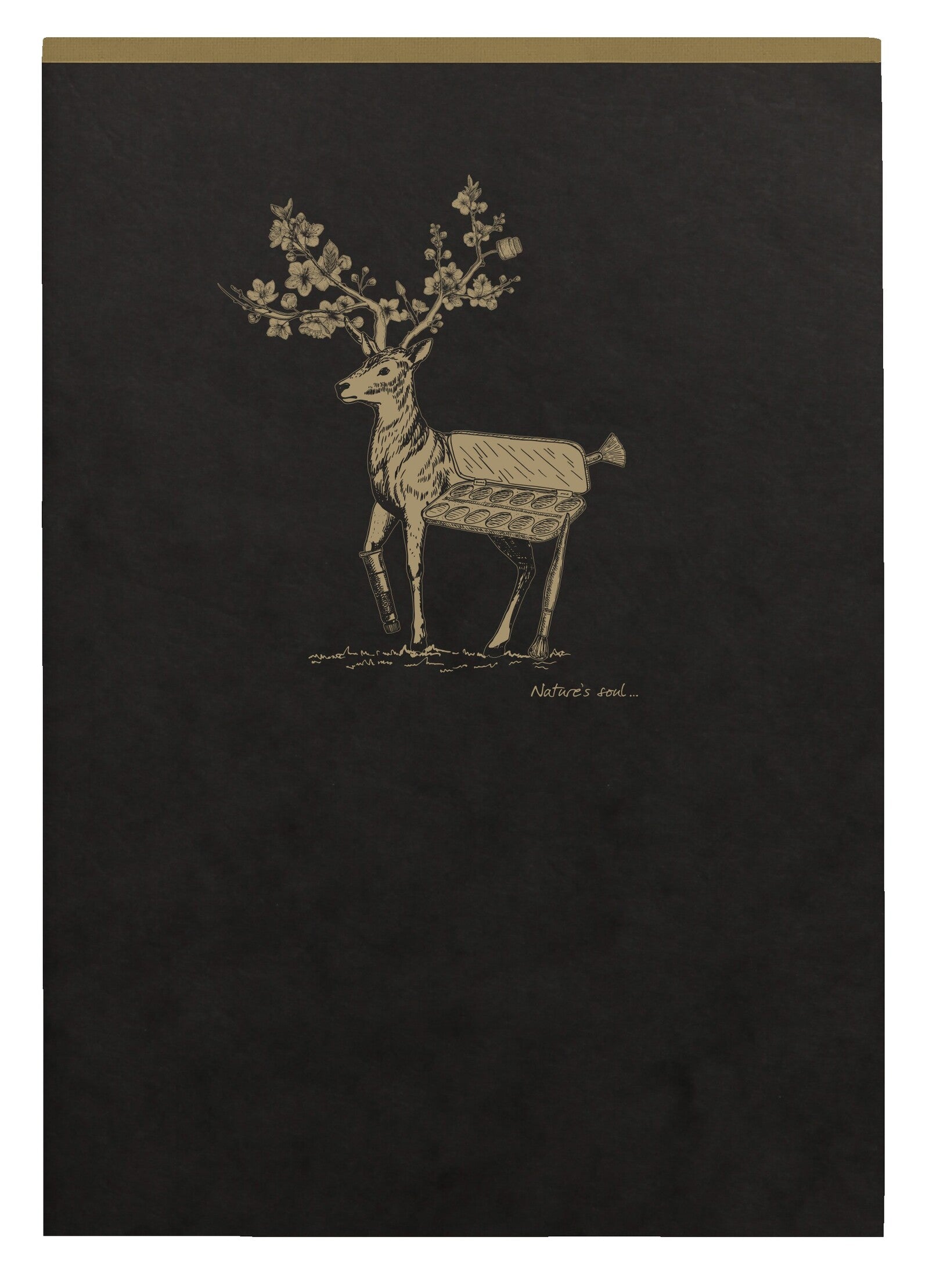 Pad z perforacją Clairefontaine Flying Spirit Black A6