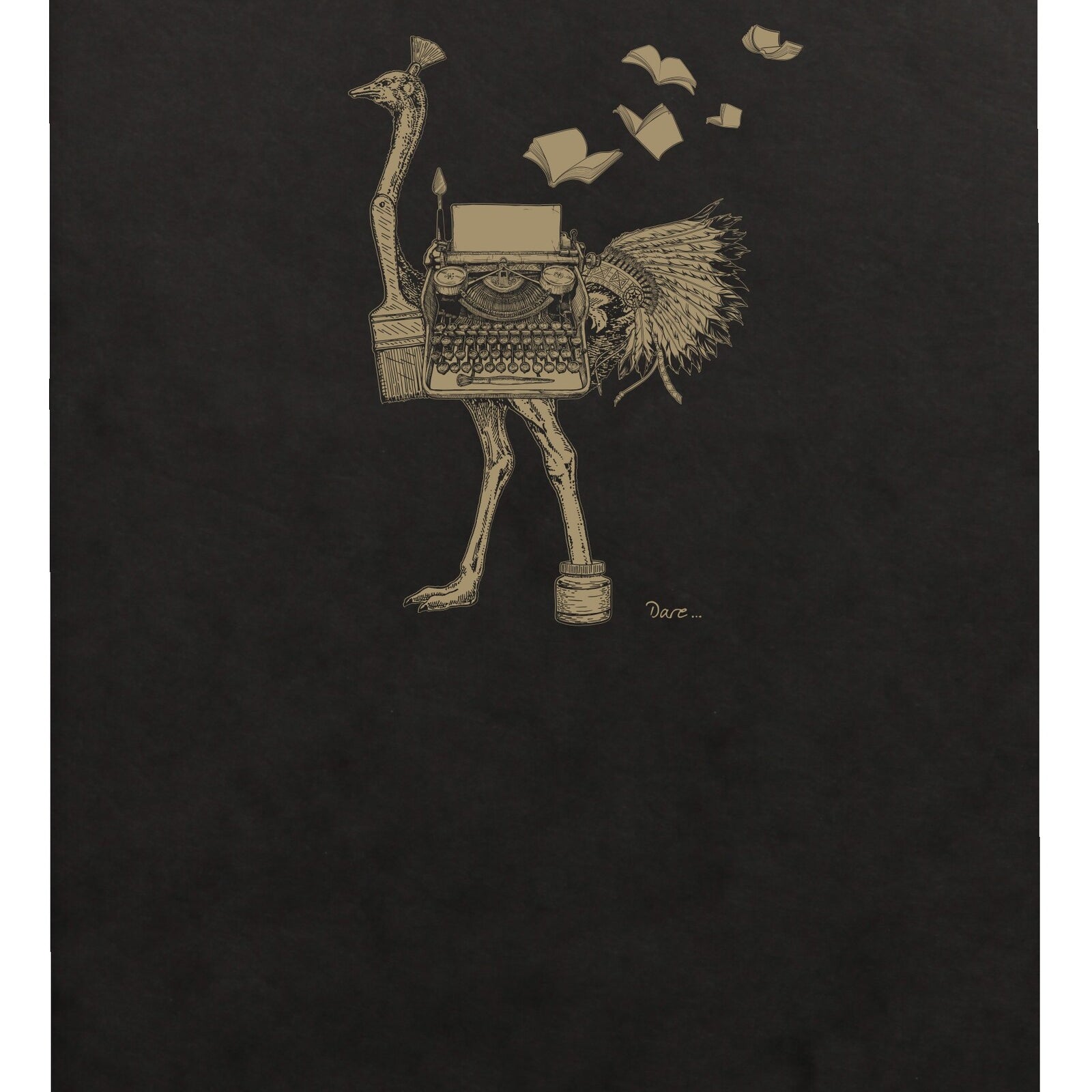 Pad z perforacją Clairefontaine Flying Spirit Black A6